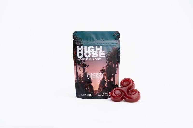 high dose cherry gummies 500mg
