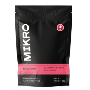 on hand mikro cherry thc gummies 100mg