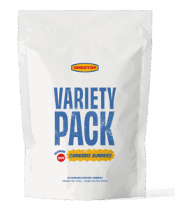 pack of onestop sour variety thc gummies 500mg