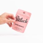on hand pack of potluck cherry gummies 200mg