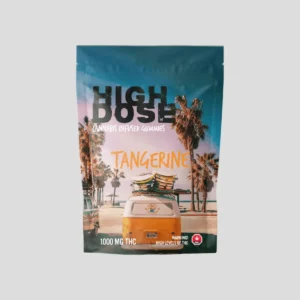 pack of high dose tangerine gummies 1000mg