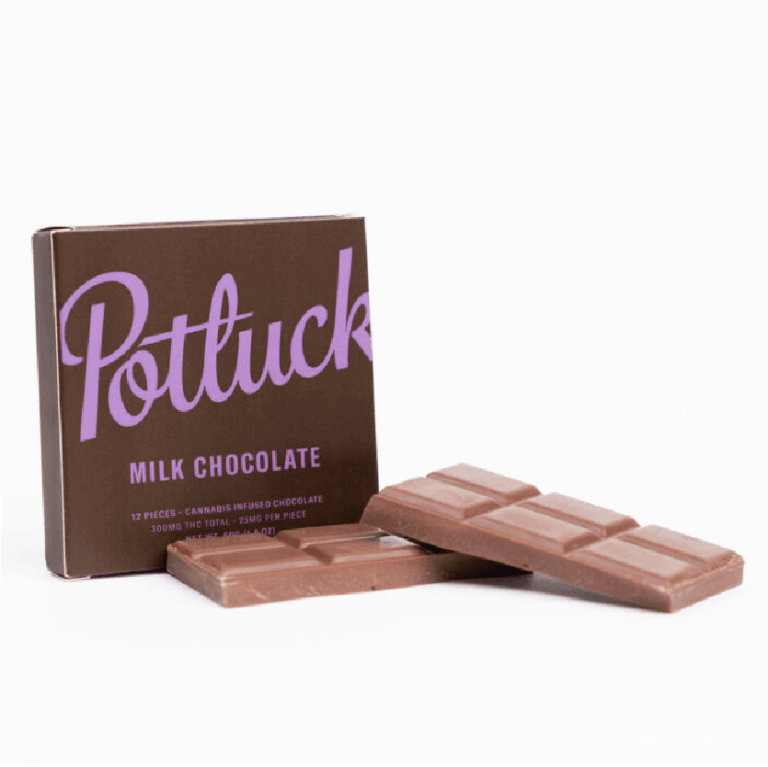 potluck milk chocolate bar 300mg