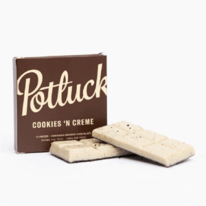 potluck cookies n cream bar 300mg