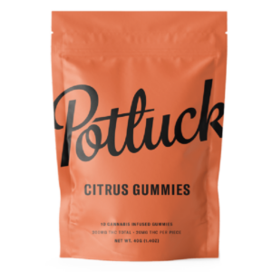 pack of potluck citrus gummies 200mg