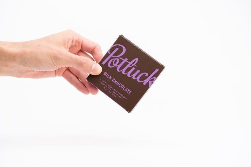 on hand potluck milk chocolate 300mg